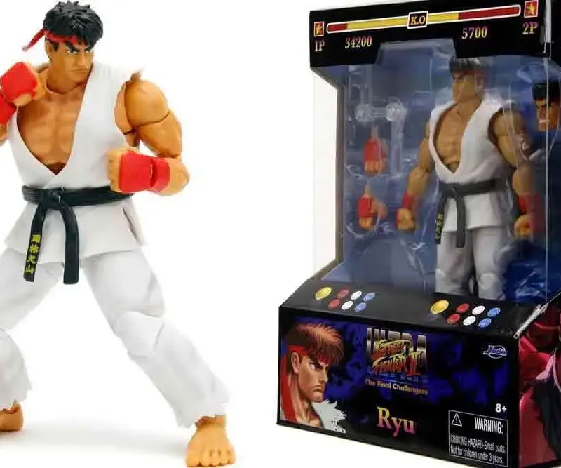 Ultra Street Fighter 2 The Final Challengers Ryu 1/12 Action Figure di Jada Toys