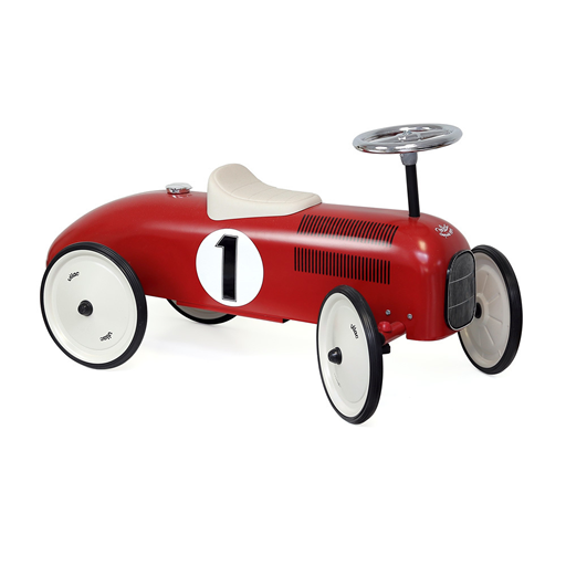 Auto d'epoca rossa e crema di Vilac