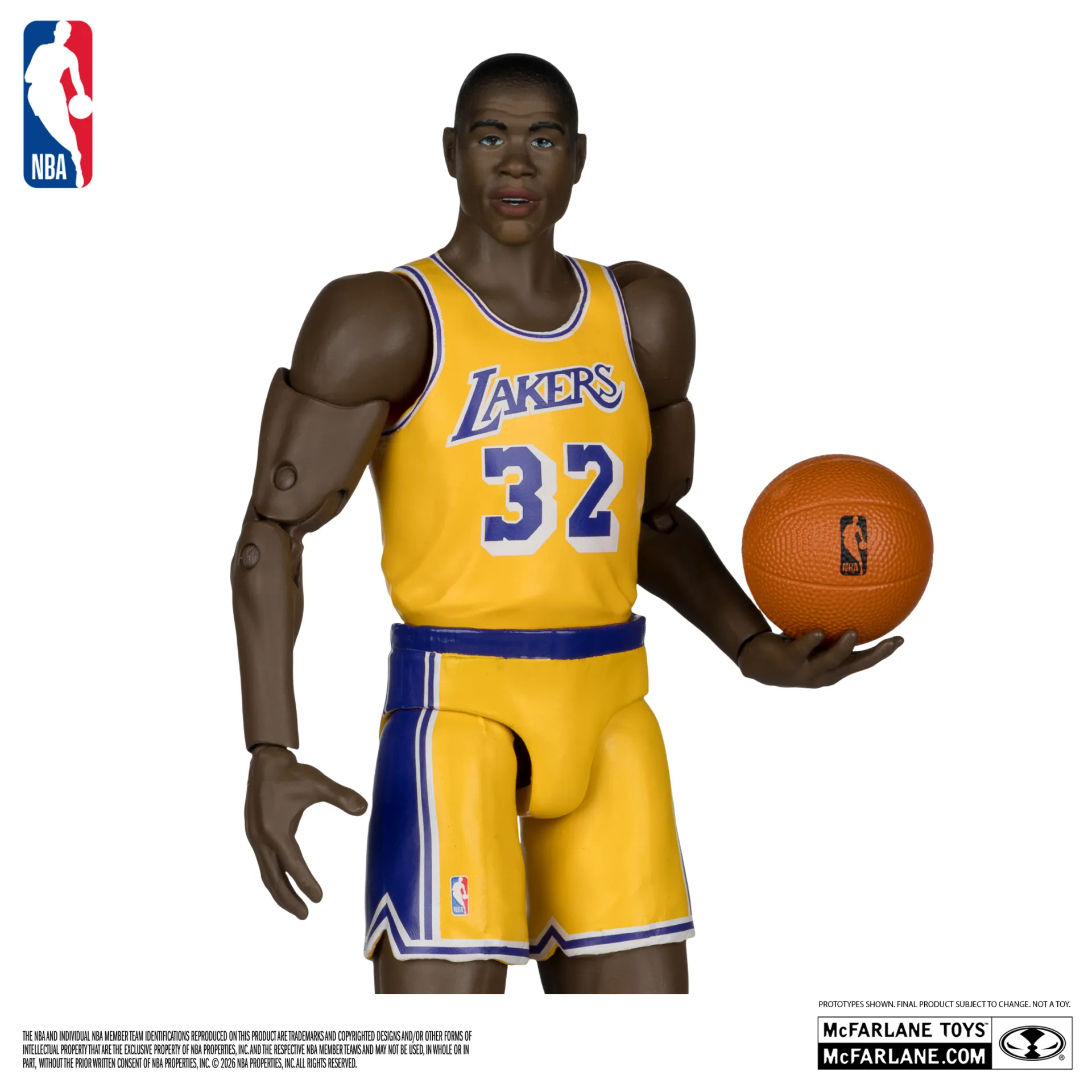 Nba 6inch Articulated Figures Earvin Magic Johnson (legends Series) 7 Nba 6inch Articulated Figures Earvin Magic Johnson (legends Series) - immagine 7