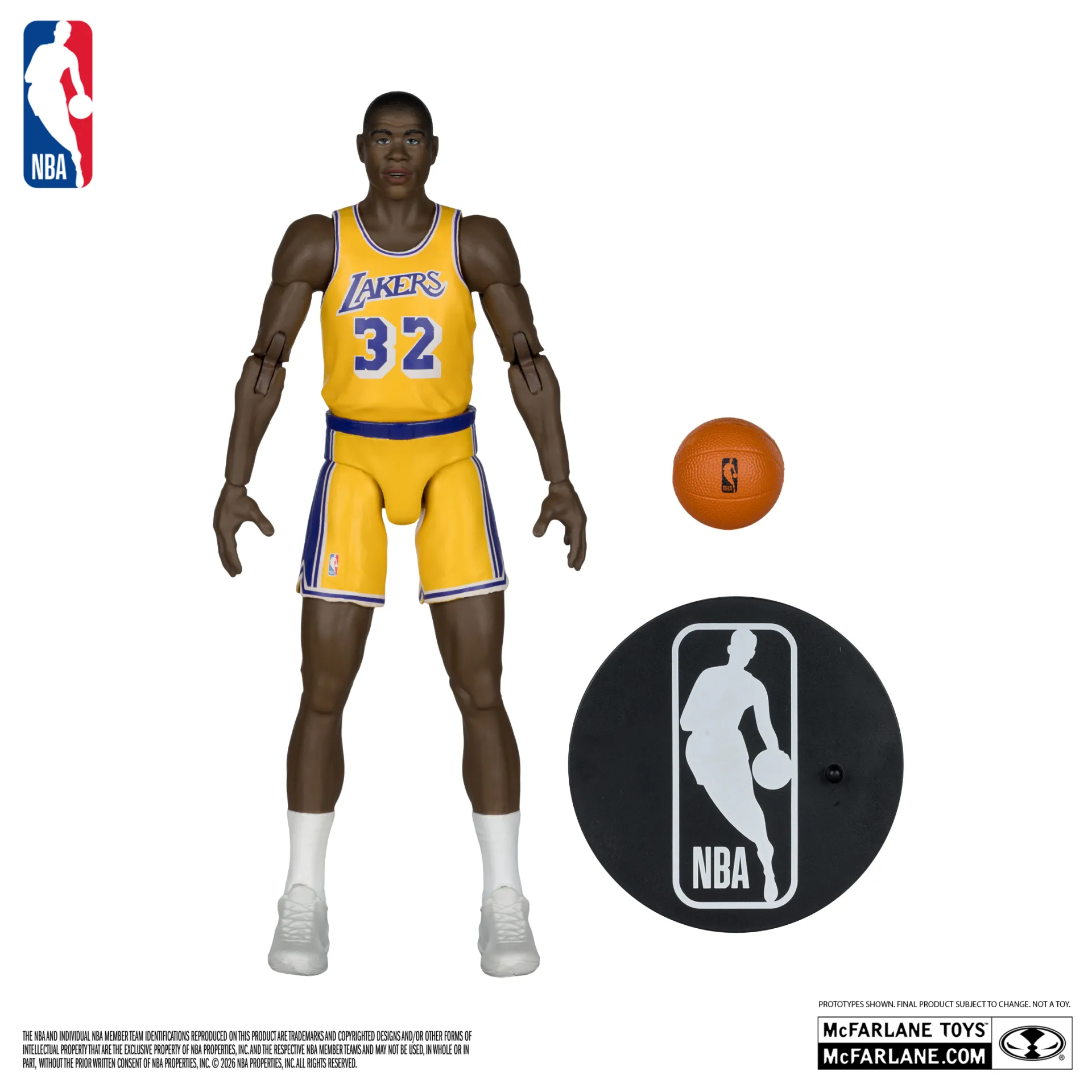Nba 6inch Articulated Figures Earvin Magic Johnson (legends Series) 6 Nba 6inch Articulated Figures Earvin Magic Johnson (legends Series) - immagine 6