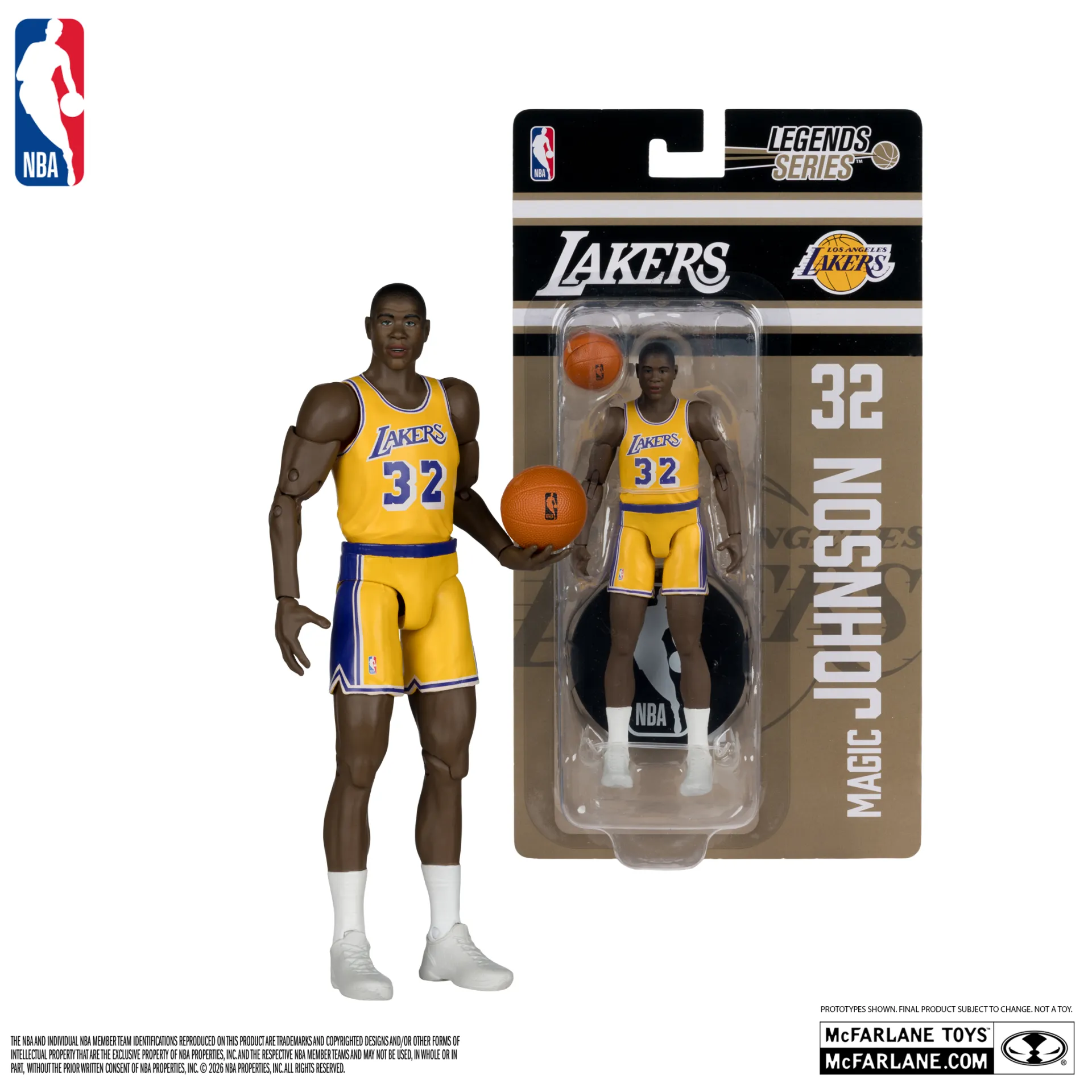 Nba 6inch Articulated Figures Earvin Magic Johnson (legends Series) 1 Nba 6inch Articulated Figures Earvin Magic Johnson (legends Series)