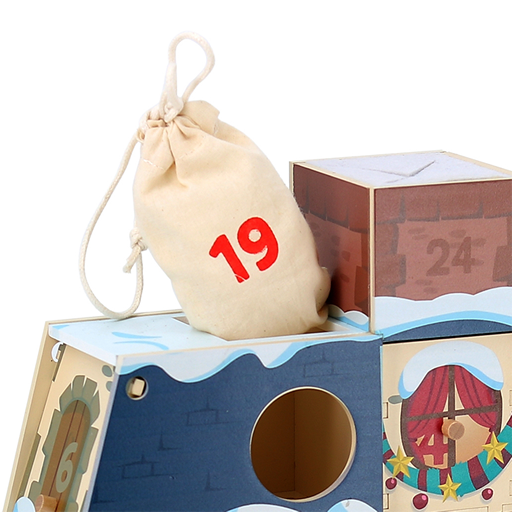 Calendario dell'Avvento in legno da riempire di Vilac 3 Calendario dell'Avvento in legno da riempire di Vilac - immagine 3