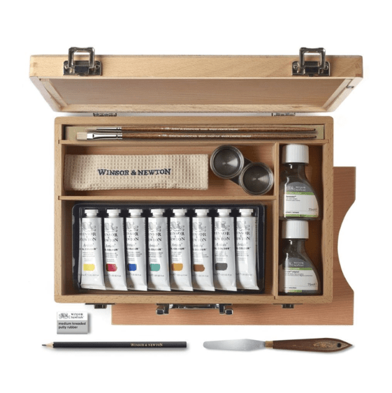 Confezione in legno di colore ad olio per artisti Winsor & Newton 37ml