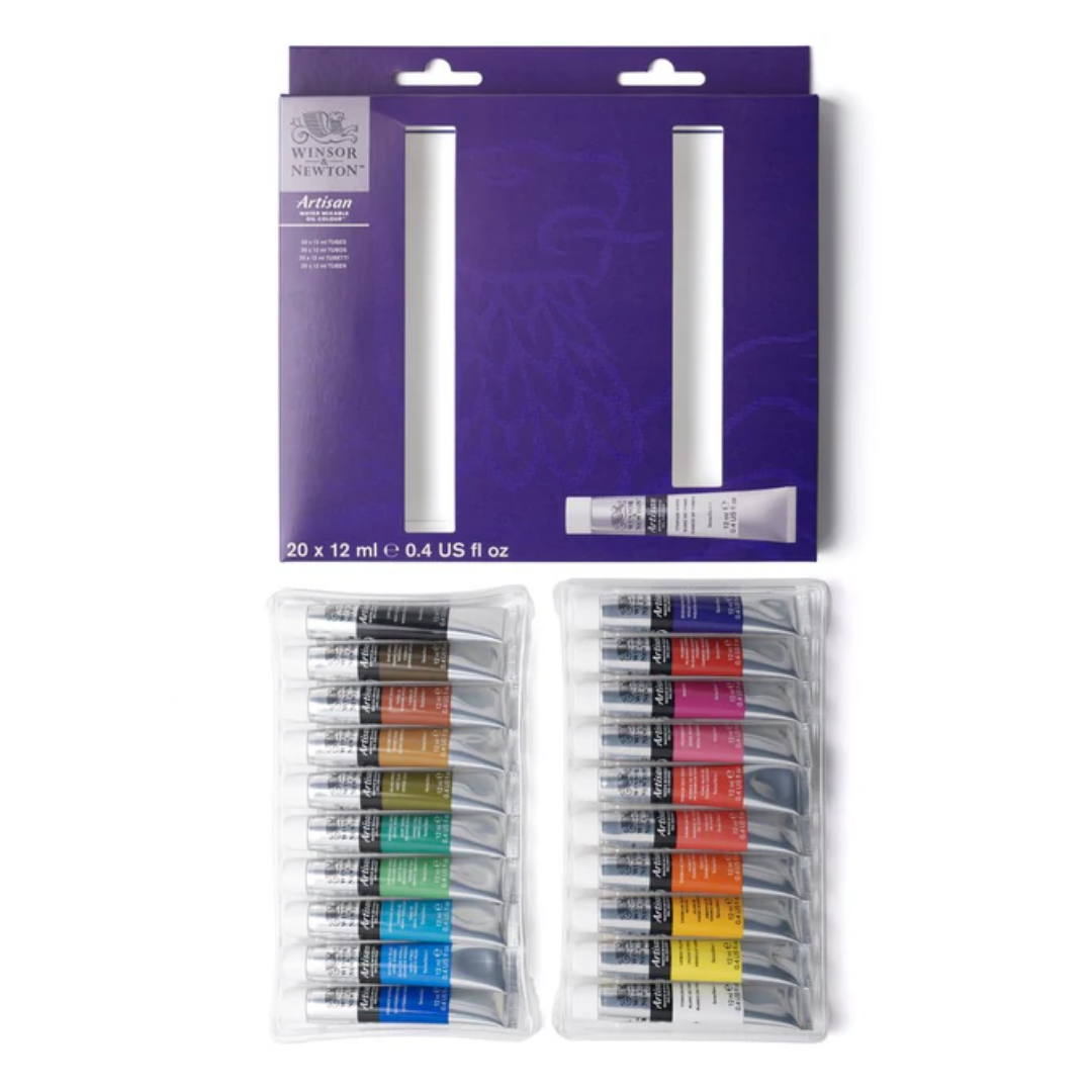 Scatola in cartone di 20 colori Artisan da 12ml di Winsor & Newton 3 Scatola in cartone di 20 colori Artisan da 12ml di Winsor & Newton - immagine 3