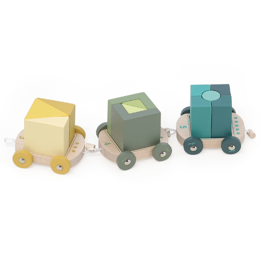 Treno di cubi di legno multicolore per imparare i numeri di Vilac 8 Treno di cubi di legno multicolore per imparare i numeri di Vilac - immagine 8