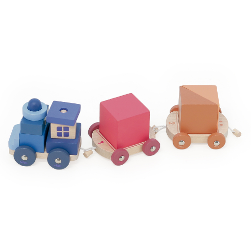 Treno di cubi di legno multicolore per imparare i numeri di Vilac 6 Treno di cubi di legno multicolore per imparare i numeri di Vilac - immagine 6