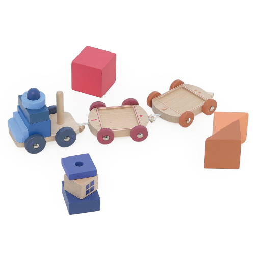 Treno di cubi di legno multicolore per imparare i numeri di Vilac 5 Treno di cubi di legno multicolore per imparare i numeri di Vilac - immagine 5