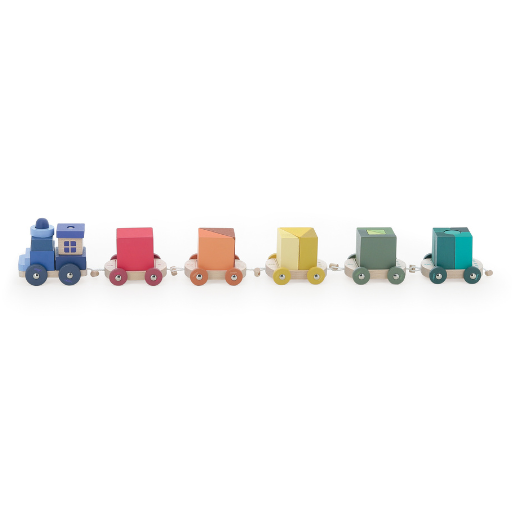 Treno di cubi di legno multicolore per imparare i numeri di Vilac 3 Treno di cubi di legno multicolore per imparare i numeri di Vilac - immagine 3