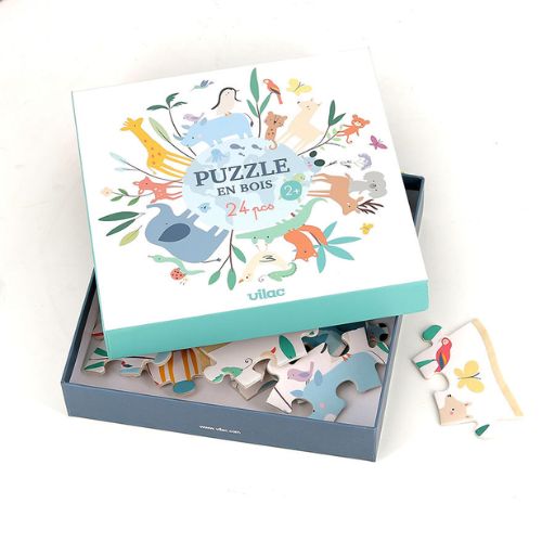 Puzzle in legno, Il giro del mondo di Vilac