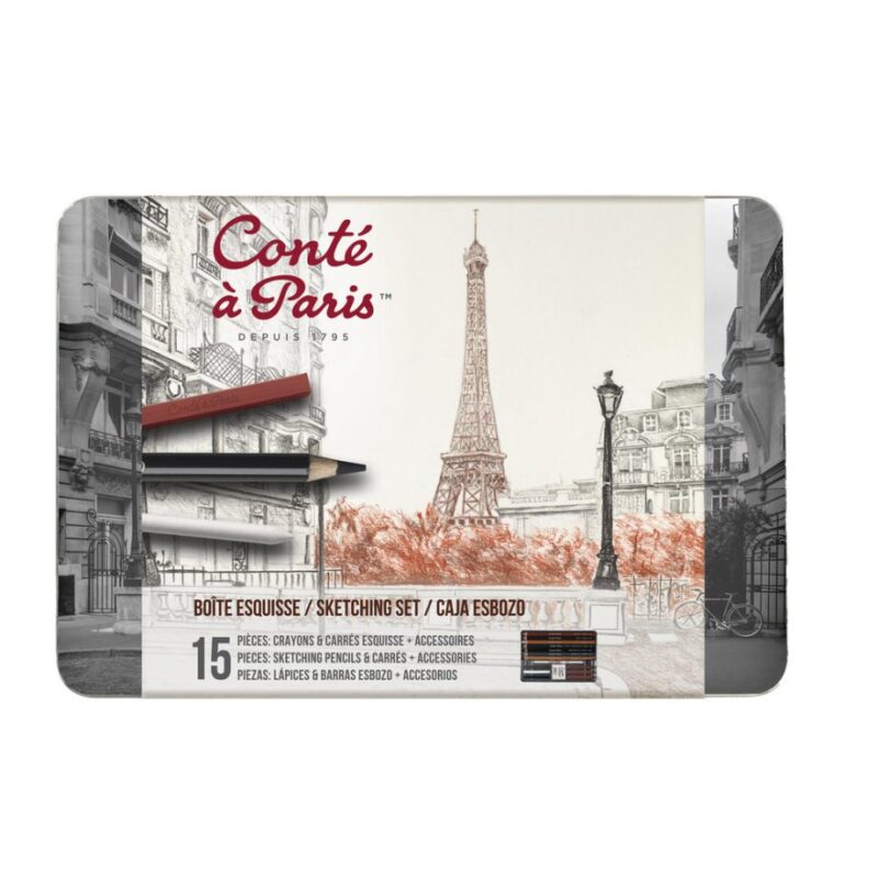 Confezione di matite Sketching da disegno Conté à Paris