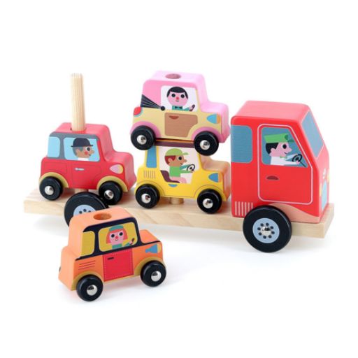 Gioco educativo per la prima infanzia, Empil'auto City di Vilac