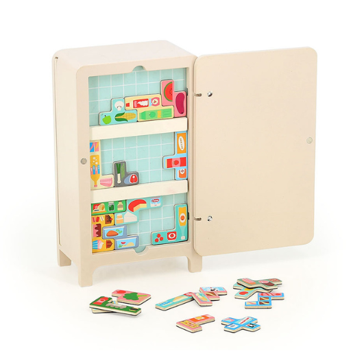 Gioco di logica in legno, Imballalo correttamente Il frigorifero di Vilac 9 Gioco di logica in legno, Imballalo correttamente Il frigorifero di Vilac - immagine 9