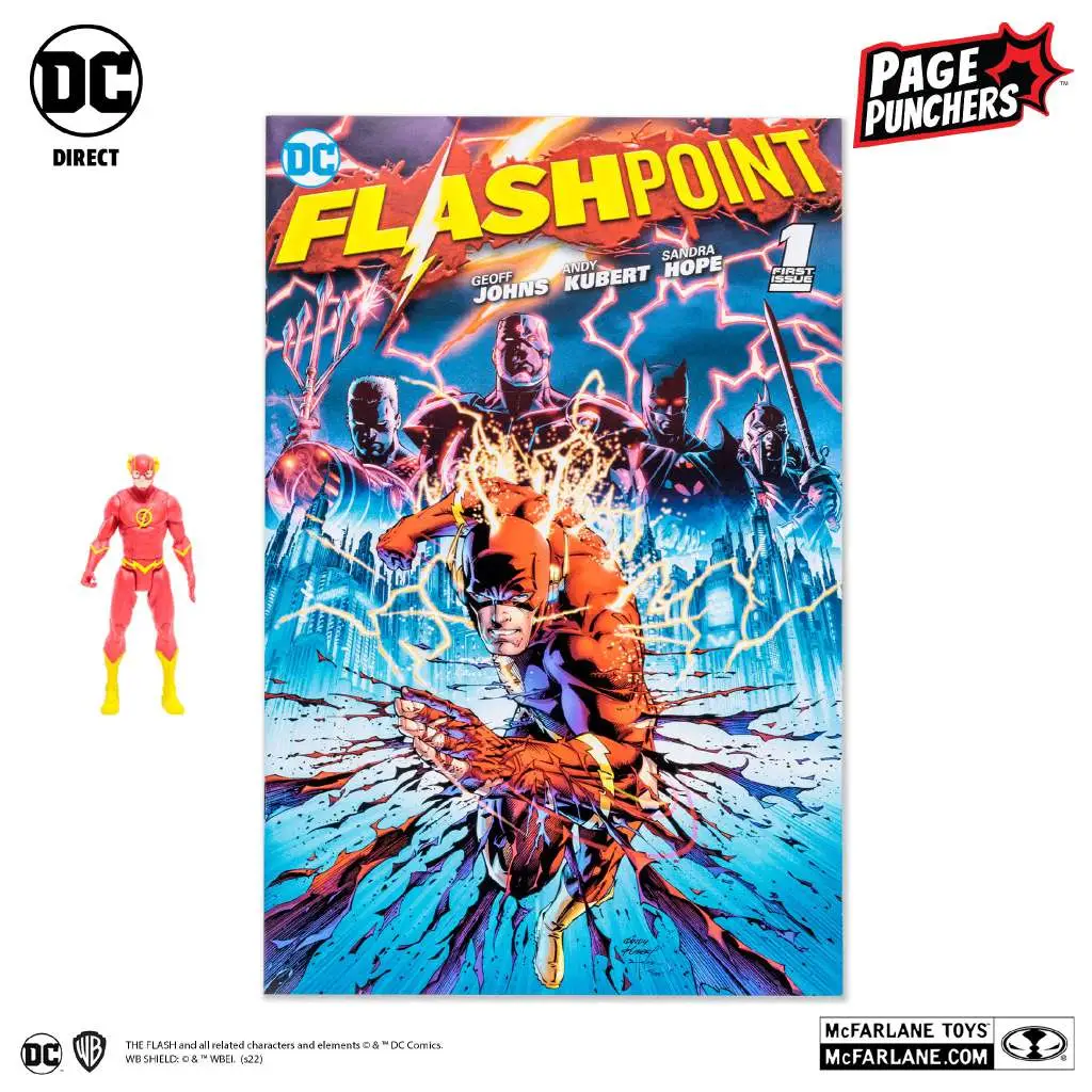 Dc Page Punchers Flash + Comic 3inch Af 5 Dc Page Punchers Flash + Comic 3inch Af - immagine 5