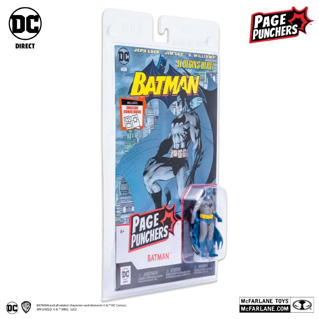 Dc Page Punchers Batman + Comic 3inch Af 3 Dc Page Punchers Batman + Comic 3inch Af - immagine 3