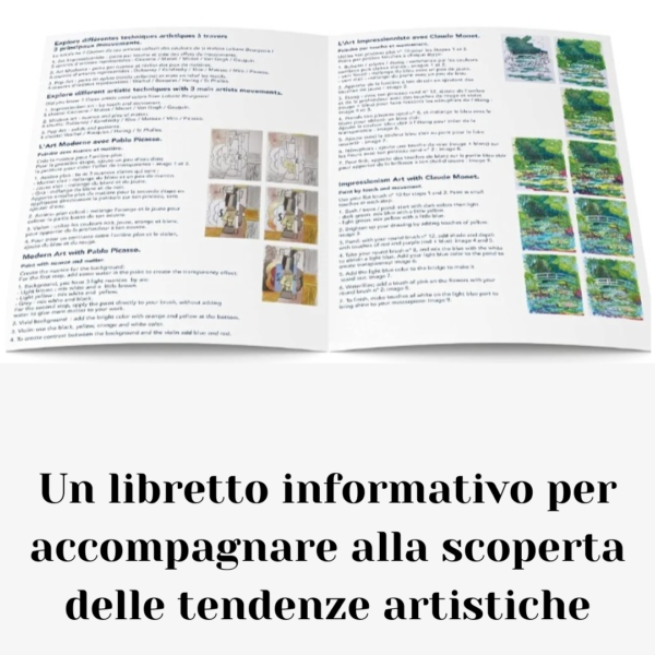 Borsa in tessuto con 8 colori a tempera di Lefranc Bourgeois + accessori 6 Borsa in tessuto con 8 colori a tempera di Lefranc Bourgeois + accessori - immagine 6