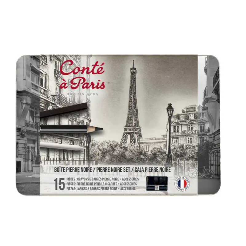 Confezione di matite Pierre Noire da disegno Conté à Paris