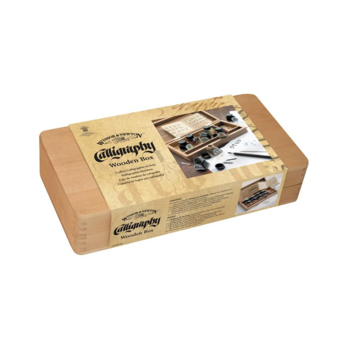 Confezione in legno di inchiostri da disegno Calligraphy Winsor & Newton 2 Confezione in legno di inchiostri da disegno Calligraphy Winsor & Newton - immagine 2