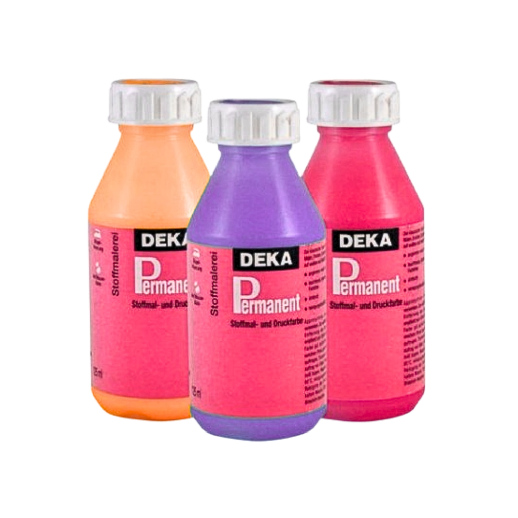 Colore per tessuti chiari da 125ml Deka Permanent