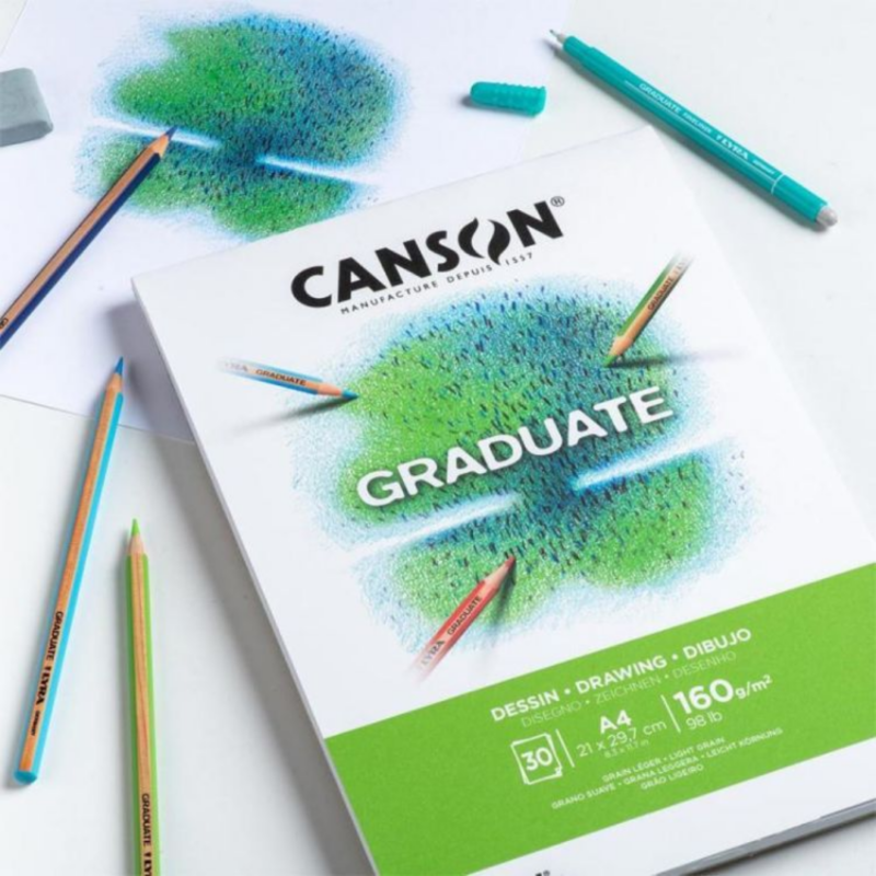 Blocchi collati Graduate Dessin a grana leggera di Canson