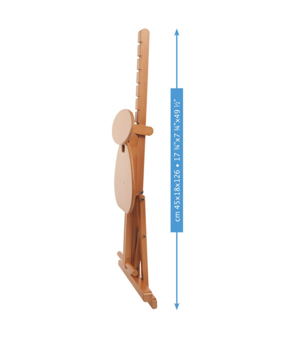 Sgabello regolabile pieghevole in legno M/44 Mabef 3 Sgabello regolabile pieghevole in legno M/44 Mabef - immagine 3