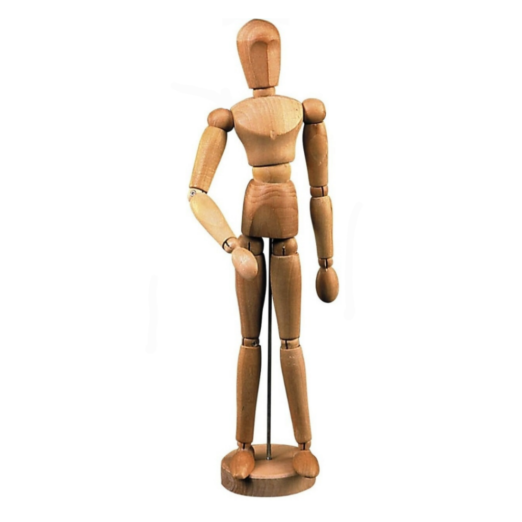 Manichino uomo in legno Lefranc Bourgeois