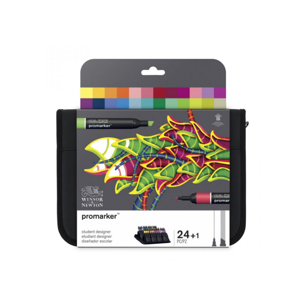 Confezione di 24 + 1 pennarelli Promarker student designer