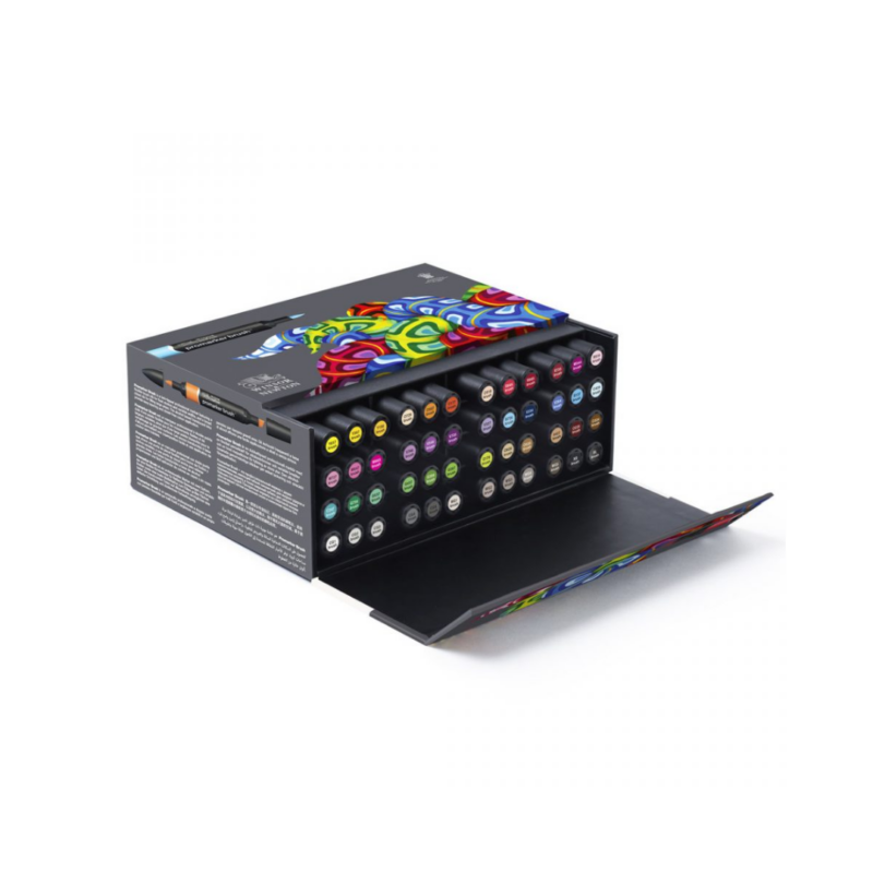 Confezione di 48 pennarelli Promarker Brush Essential Collection Winsor & Newton