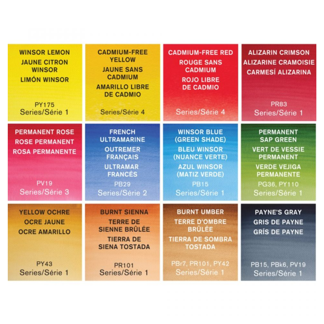 Confezione in metallo con 12 tubetti d’acquerello da 5ml Winsor & Newton professionali 6 Confezione in metallo con 12 tubetti d’acquerello da 5ml Winsor & Newton professionali - immagine 6