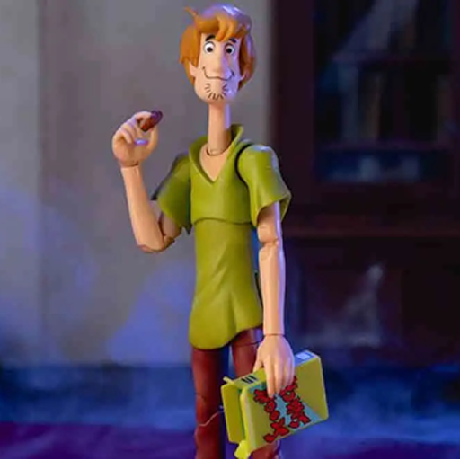 Scooby-doo Shaggy Wave 1 1/12 Deluxe Action Figure di Jada Toys