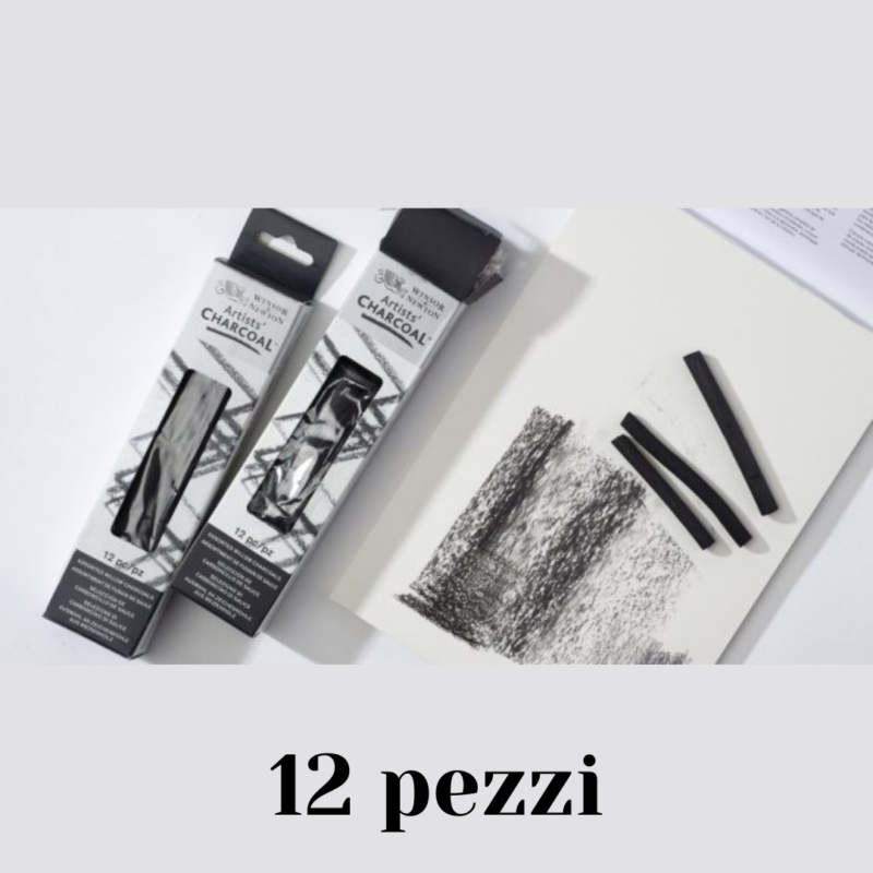 Fusaggine per artisti in confezione da 12 pezzi Winsor & Newton