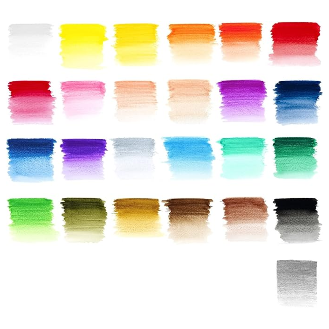 Astuccio in cartone di 48 matite colorate acquarellabili Winsor & Newton 8 Astuccio in cartone di 48 matite colorate acquarellabili Winsor & Newton - immagine 8