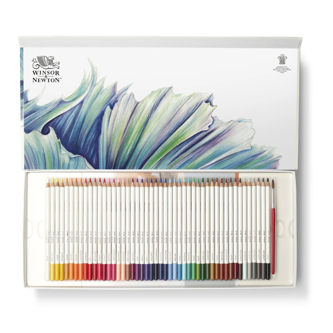 Astuccio in cartone di 48 matite colorate acquarellabili Winsor & Newton 3 Astuccio in cartone di 48 matite colorate acquarellabili Winsor & Newton - immagine 3