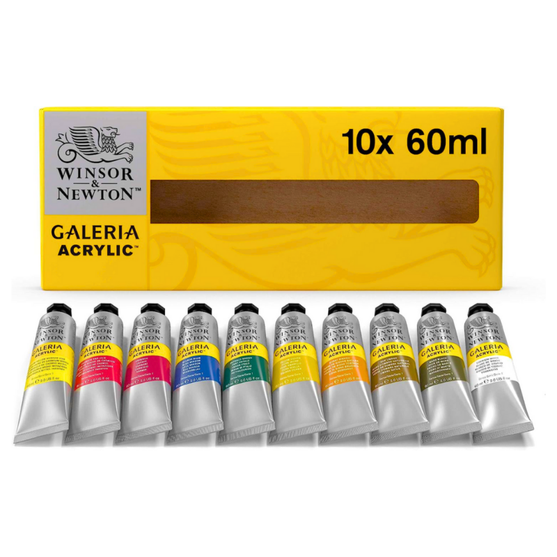 Scatola in cartone di colore acrilico Galeria Winsor & Newton 60ml